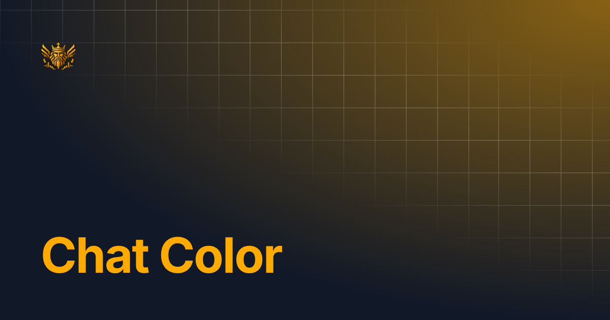 Chat Color | DiosesMC